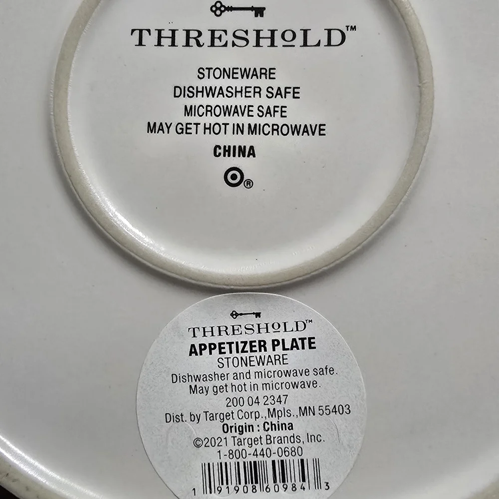 Threshold Stoneware Appetizer Plate - Picture 3 of 3